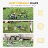 Dog Playpen, 31.5"W Heavy-Duty Metal Puppy Play Pen, Pet Exercise Fences for Outside and Indoor, DIY Design with Door for Small Dogs, 12 Panels