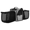 Pet Carrier Backpack, Expandable Cat Dog Carrier with Front & Back Extension, Breathable Mesh Travel