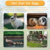 Dog Pens Outdoor 32" Height Foldable 16 Panels Heavy Duty Metal Portable Dog Playpen Indoor Anti-Rust Exercise
