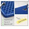 Cat Litter Mat; Kitty Litter Trapping Mat; Double Layer Mats with MiLi Shape Scratching design; Urine Waterproof