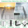 Dog Playpen Foldable 24 Panels Dog Pen 40" Height Pet Enclosure with Lockable Door for Large/Medium/Small Dogs