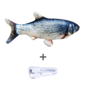 Electric Jumping Fish Toy Simulation Cat Play Without Catnip (Option: D)