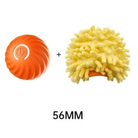 Rubber Ball Chew Toys For Dogs (Option: Orange sea urchin sleeve 56cm)
