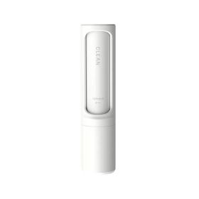 2-1 Reusable Pet Hair Remover Brush Lint Roller Portable Effective Self Cleaning Tool Removal Brush (Option: White)