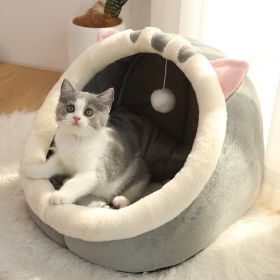 Four Seasons Universal Cat House Villa Home (Option: Grey-Ordinary-S)