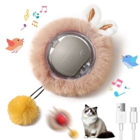 Interactive Toys Ball For Cats, Dog, Motion Activated Automatic Moving Ball With Lights (Option: Gray)