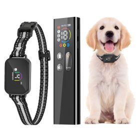 2 in 1 Dog Training & Bark Collar Remote IP68 Rechargeable (Option: 1 Collar)
