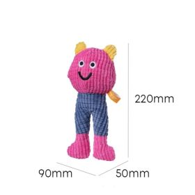 Adorable Squeaky Catnip Toys For Your Cat Or Dog, Perfect For Solo Play, Great For Teeth Grinding And Keeping Teeth Clean. (Option: Pink)