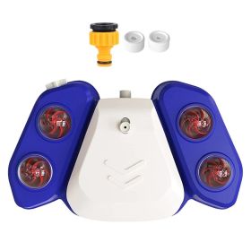 Blue-Yellow Color Options -- 1Pc Dog Water Fountain Multifunctional Automatic Pet Water Dispenser (Option: Blue)