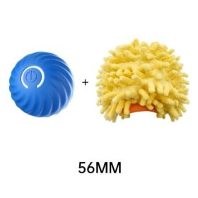 Rubber Ball Chew Toys For Dogs (Option: Blue sea urchin sleeve 56mm)