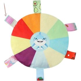 Plush Pet Dog Flying Discs Chew Toys, InteractiveTug Of War Dog Toys With Bells Inside, Washable Bite-Resistant Pet Toys ForDogs (Option: Shark)