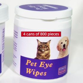 Pet Eye Wipes, 200 Wipes  Can Pet Eye CleaningWipes, Tear Stain Removing Wipe, Pets Eye Wipes, Pet Supplies (Option: 4pcs)