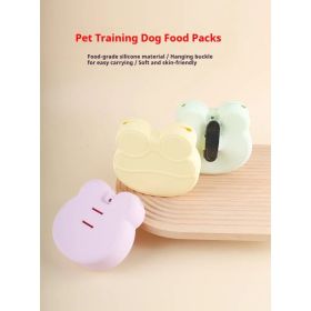 Pet Training Treat Pouch With Food-Grade Silicone - Ideal For Puppy Training (Option: Green)