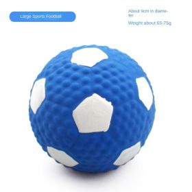 Squeaky Dog Toys; Bouncy & Durable for Small Medium Dogs Puppy Interactive Chew Sound Fetch Play (colour: Large latex football)