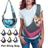 Pet Puppy Carrier S/L Outdoor Travel Shoulder Bag Mesh Oxford Tote Pouch
