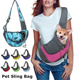 Pet Puppy Carrier S/L Outdoor Travel Shoulder Bag Mesh Oxford Tote Pouch (Color: Yellow, size: L)