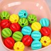 Pet molar toy watermelon ball silicone toy dog molar ball bite-resistant, teeth-cleaning
