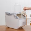 Multifunctional Pet Food Storage Box, Sealed and Moisture-Proof with Measuring Cup, Food Grade Dispenser
