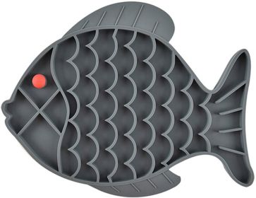 Anti-Choke Pet Dish Feeding New Slowly Eating Dog and Cat Feeder Bowl (Color: Gray)