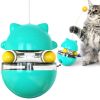 KIMPETS Cats Toy Tumbler Tracks Leaking Food Ball Toys Interactive Pet Products Cat Tunnel