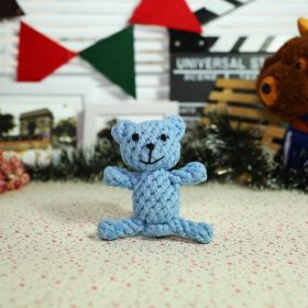 Natural Jute Dog Chewing Rope For Dental Tough With Cute Animals Fruit Eco-Friendly Knot (Style: Bear)