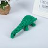 Natural Jute Dog Chewing Rope For Dental Tough With Cute Animals Fruit Eco-Friendly Knot