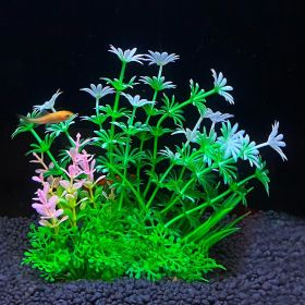 Aquarium Plants-Artificial Fish Tank Plants; Plastic Artificial Plant; Fish Hides Aquatic Plants (Model: No 2)