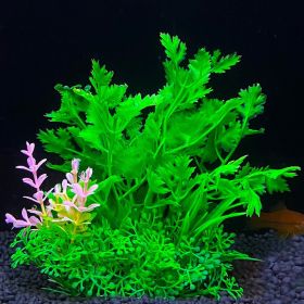 Aquarium Plants-Artificial Fish Tank Plants; Plastic Artificial Plant; Fish Hides Aquatic Plants (Model: No 6)