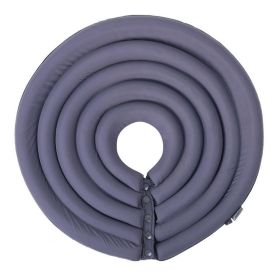 Cat Recovery Collar 8 Colors Pet Neck Cone Adjustable Easy Clean Puppy Kitty Surgery Recovery Collar Anti-bite Cone (Color: Grey, size: 2XL)