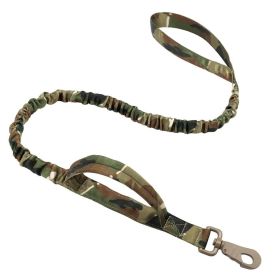 Bungee Dog Leash Tactical Adjustable Tactical Leash for Dogs Quick Release Military (Specifications (length * width): 100-150cm, colour: black)