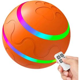 Natural Rubber Rolling Ball Dog Toy Mental Stimulation for Pets (colour: yeollow)