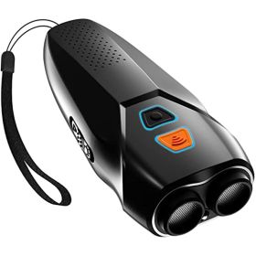 Dog Barking Control Devices Dual Sensor Anti Barking Device with Training/Deterrent Modes (Color: Silver)