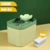 1.5L Auto Cat Water Fountain Filter USB Electric Mute Cat Drinker Bowl