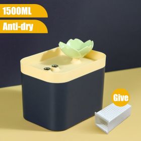 1.5L Auto Cat Water Fountain Filter USB Electric Mute Cat Drinker Bowl (Ships From: China, Color: USB Purple Anti-dry)
