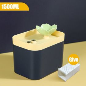 1.5L Auto Cat Water Fountain Filter USB Electric Mute Cat Drinker Bowl (Ships From: China, Color: USB Purple)