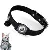 For AirTag Tracker Waterproof Protection Case Pet Leather Collar