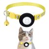 Pet Cat Reflective Collar With Bell For Airtag Tracker