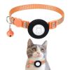 Pet Cat Reflective Collar With Bell For Airtag Tracker