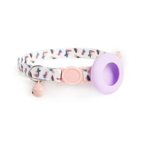 For Airtag Tracker Protective Case Cat Dog Collar (Type: Pet supplies, Color: Pineapple Parrot)