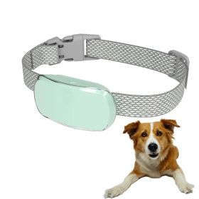 Adjustable Training Device Bark Collar for Large Medium and Small Dogs (Color: green, Type: Training Device)
