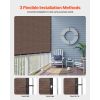 90% Sun Shade Cloth, 8 x 12 ft Pergola Shade Cover with Stainless Steel Grommets, Sun Shades Canopy Privacy Screen with 140 GSM HDPE Material