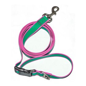 **6 in 1 Hands Free Dog Leash Adjustable Multifunction Training Lead** (Color: green-purple)