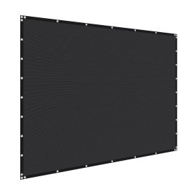 90% Sun Shade Cloth, 8 x 12 ft Pergola Shade Cover with Stainless Steel Grommets, Sun Shades Canopy Privacy Screen with 140 GSM HDPE Material (Product Area: 96 ft², Color: black)