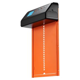 Automatic Chicken Coop Door, Battery Powered Chicken Coop Door with Timer & Manual Setting, Anti-Pinch Security, Durable Aluminum Alloy (Power Supply: Dry Battery, Color: Orange)