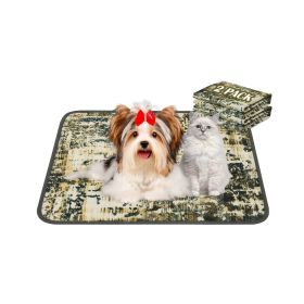 Qeils Washable Pee Pads for Dogs, 2 Pack Reusable Puppy Pads 36"x41" Super Absorbent Leakproof (size: 18"*24"(Pack of 2))