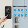 1pc smart wireless doorbell, smart 2.4G WIFI video doorbell, Tuya APP smart system control, two-way intercom