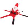 Pet Christmas Santa Dog Costume Red Winter Coat with Bell Outfit