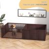 Dog Whelping Box with Removable Doors Puppy Indoor Playpen