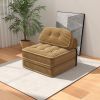 Fully Compressible Folding Sofa Bed Convertible to Sleeping Chair with Foldable Mattress Pillow Top & Backrest