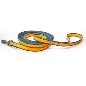 Durable Two Color Dog Training Rope Tangle Free Soft Walking Leash (Color: Orange-blue, size: 5M)